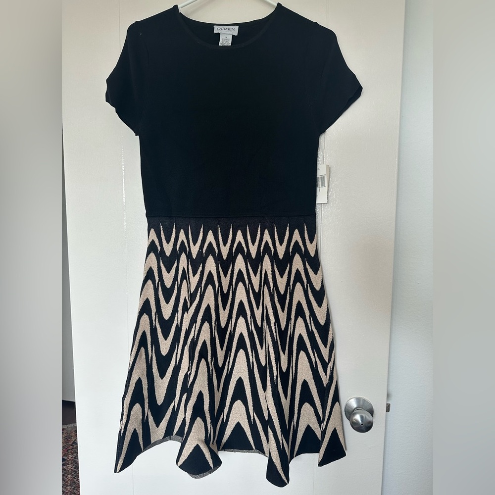 Carmen Marc Valvo Retro Dress